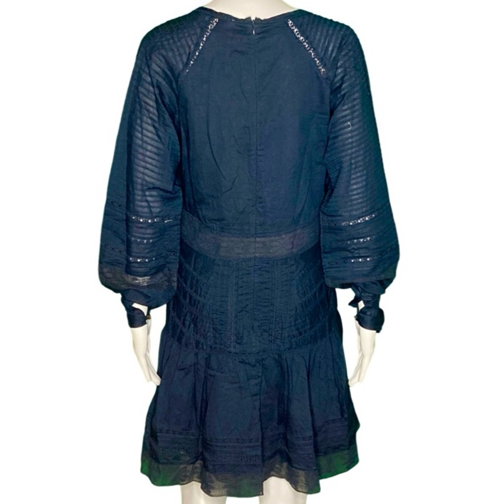 NWT Veronica Beard Addilyn Ink Blue Dress - Sz 8 - Picture 4 of 8